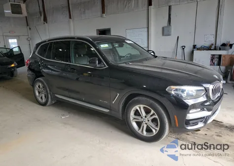 2018 BMW X3 xDrive30I z USA, uszkodzony, nr VIN 5UXTR9C5XJLC80820